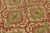 1950s Vintage Spanish Needlepoint Rug in Green Red and Yellow Geometric Pattern For Sale In New York - Image 6 of 8