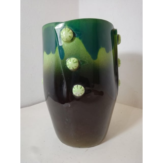 Mid-Century Modern Ceramic Vase by Ars Pulchra Turin, Italy, 1930s For Sale - Image 3 of 9