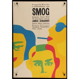 "Smog" 1967 Original Polish Film Poster For Sale