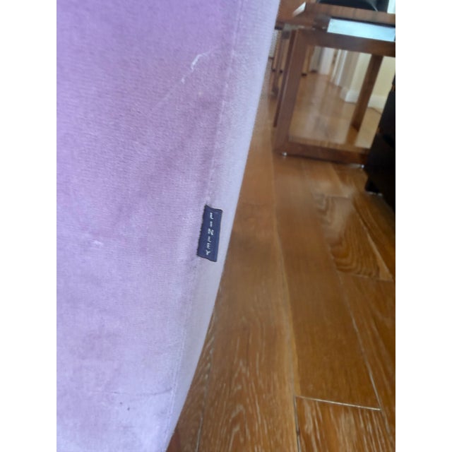 David Linley Wesselton Chair in Lavender For Sale In West Palm - Image 6 of 6