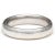 Contemporary Platinum Diamond(0.10) 5mm Band Ring, size 6.5 For Sale - Image 3 of 4
