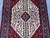 1980s Vintage Handmade Shirazi Wool Rug 3'6" X 5' Tribal Caucasian Area Carpet For Sale - Image 5 of 8