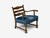 Danish Cabinetmaker, Armchair, Wool, Carved Oak, Denmark, 1920s For Sale - Image 4 of 14