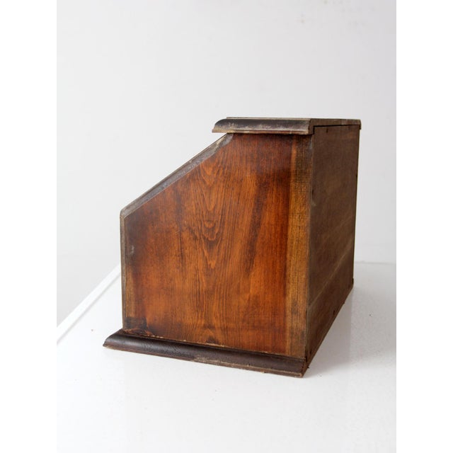 Mid 20th Century Vintage Wooden Bread Box For Sale - Image 5 of 7