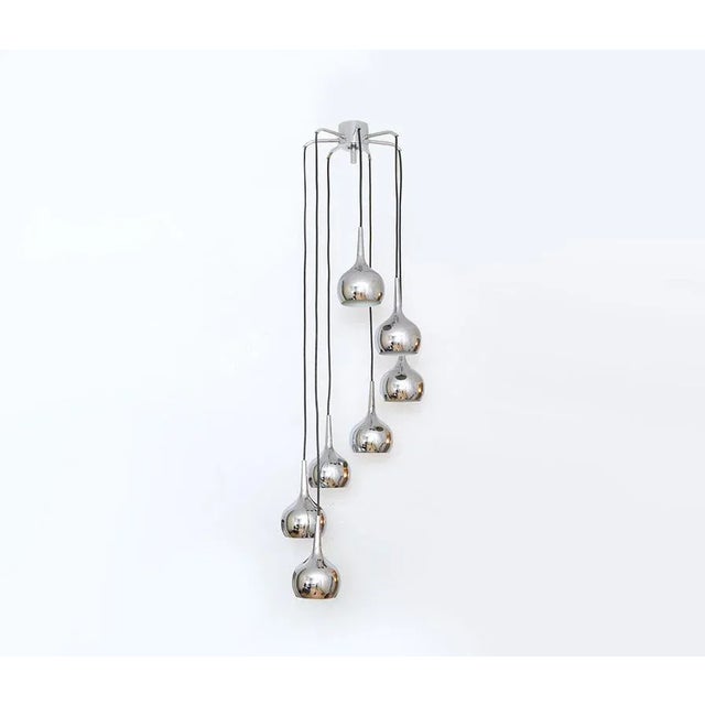 Mid-Century Modern Cascade Ceiling Lamp by Hans-Agne Jakobsson, 1970s For Sale - Image 3 of 3