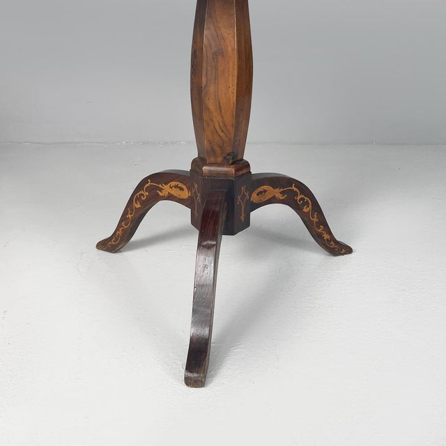 Italian Octagonal Wooden Coffee Table, 1800s For Sale - Image 14 of 18