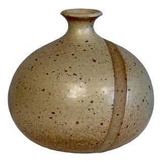 Modernist Studio Ceramic Art Vase, Germany, 1960s For Sale