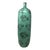 Ceramic Late 20th Century Vintage Mint Green Large Hand Painted Floral Decor Vase For Sale - Image 7 of 7