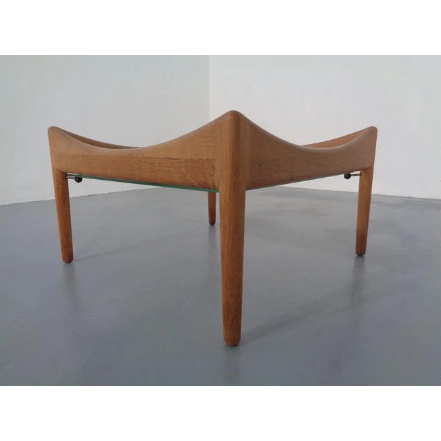 Modus Oak & Glass Table by Kristian Vedel for Soren Willadsen, 1963 For Sale - Image 6 of 14