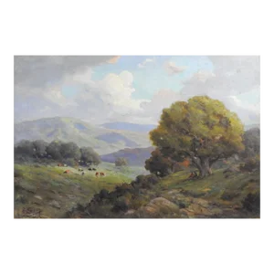 Vintage Angel Espoy Pastoral Landscape Painting