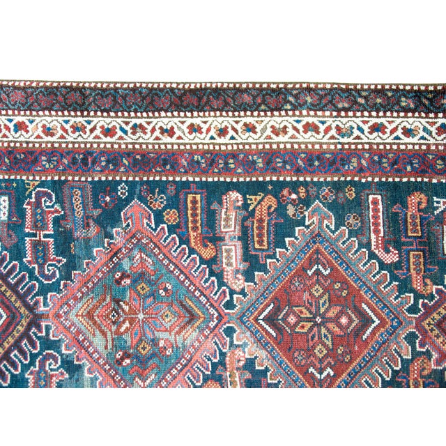 Early 20th Century Early 20th Century Persian Qashqai Runner For Sale - Image 5 of 14