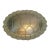 Vintage Style Silver Metal Tortoise Shell Wall Hanging Sculpture For Sale