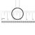 Haus of Brilliance .925 Sterling Silver 4.0 Cttw Black Diamond Open Hoop Circle 18" Pendant Necklace (Black Color, I2-I3 Clarity) For Sale - Image 4 of 4