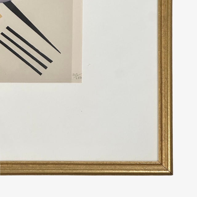 1950s Wassily Kandinsky (1866-1944) - Vintage Abstract ‘Fond Blanc’ Lithograph on Art Paper, Numbered For Sale - Image 5 of 8