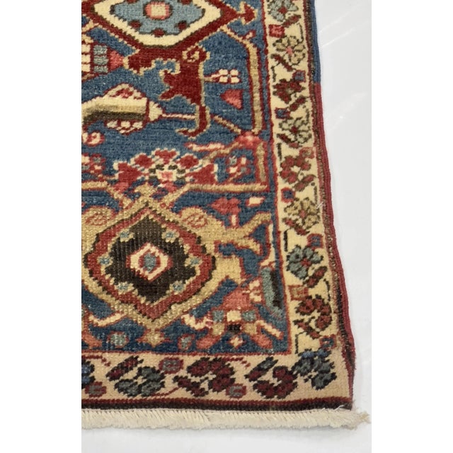 Antique Persian Serapi Rug 5’2” X 6’9” For Sale - Image 4 of 8