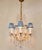 French Bronze Chandelier with Crystals, 1950s For Sale - Image 9 of 9