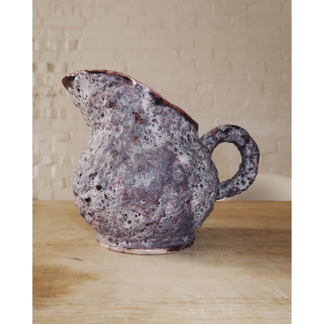 1970s c.a.s. Vietri Fat Lava Ceramic Mug and Pitcher Set, 12 Pieces For Sale - Image 15 of 18