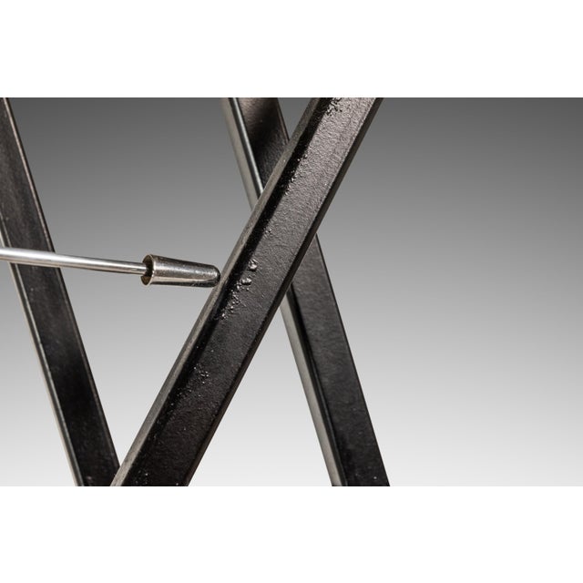 Mid-Century Post Modern Italian Cantilever Freestanding 6 Foot Floor Lamp With Travertine Base, Italy, C. 1980s For Sale - Image 9 of 15