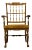 Ethan Allen Heirloom Nutmeg Maple Colonial Early American Spindleback Dining Arm Chair 10-6100a For Sale