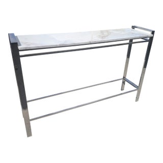 Mitchell Gold + Bob Williams Carrera Marble York Console Table For Sale