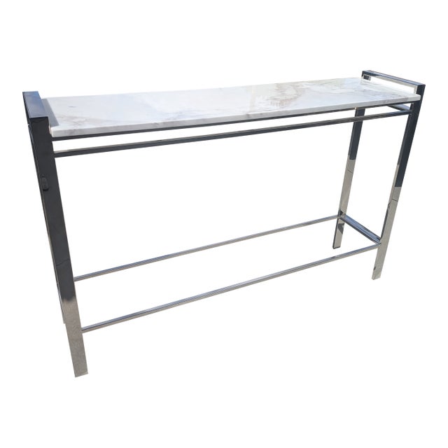 Mitchell Gold + Bob Williams Carrera Marble York Console Table For Sale