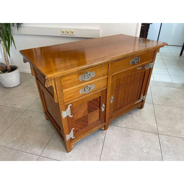 Wood Art Nouveau Sideboard For Sale - Image 7 of 18