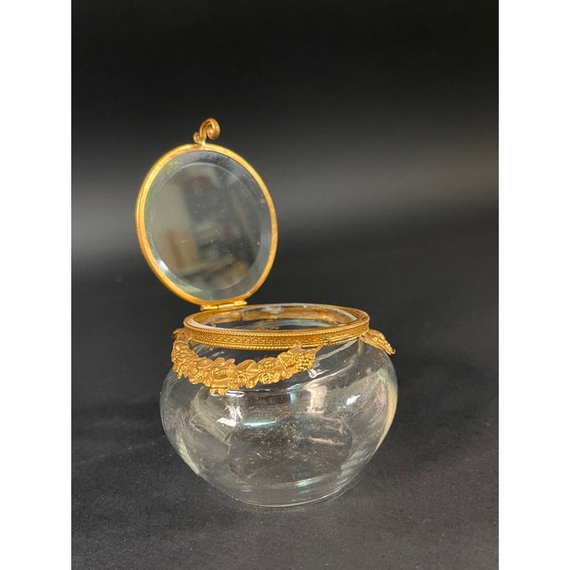 19th Century French Crystal and Bronze Vase For Sale - Image 9 of 9