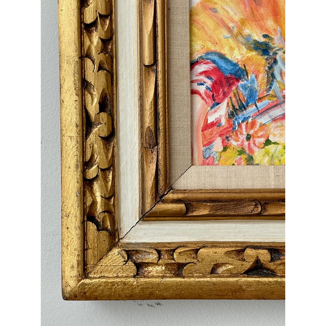 Late 20th Century Woman With a Parasol Modern Impressionist Painting After Richard E. Miller For Sale In New York - Image 6 of 13