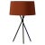 Terracotta Trípode M3 Table Lamp by Santa & Cole For Sale