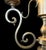1950s 1950s Italian Brass & Wood Double Arm Student Lamp With Milk Glass Shades For Sale - Image 5 of 11