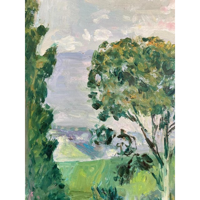 Paul Mathey, Printemps, Oil on Canvas For Sale - Image 8 of 11