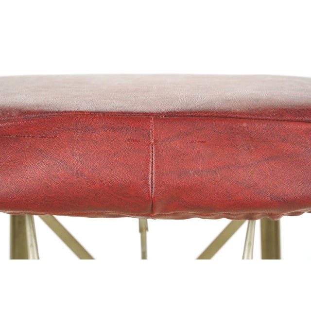 Vintage 1950s French Industrial Libellule Workshop Stool For Sale - Image 4 of 12