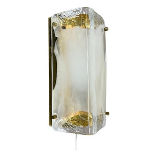 Hollywood Regency Murano Glass Wall Light by Kalmar Lights, 1960s For Sale