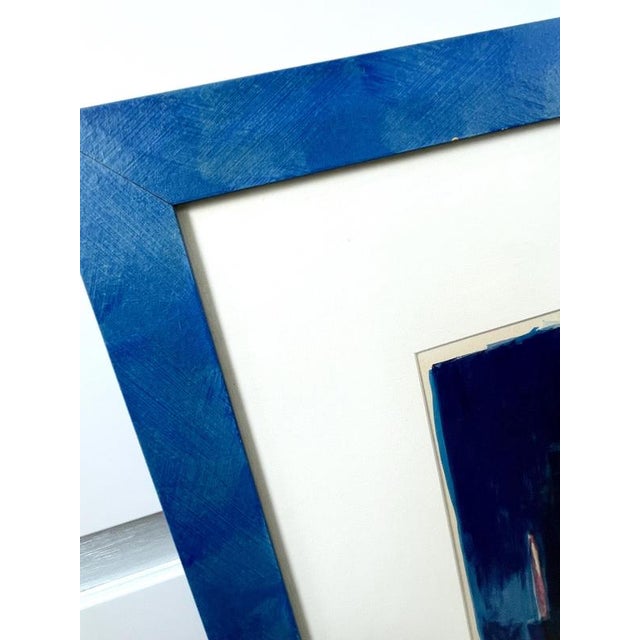 Tony Agostini, Bouquet with Blue Vase, Lithograph, Framed For Sale - Image 7 of 11