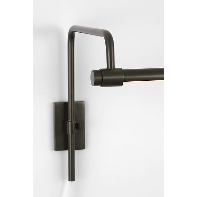 Modern Thomas O'Brien for Visual Comfort Signature Kidd 30" Frame Mount Picture Light in Bronze For Sale - Image 3 of 14