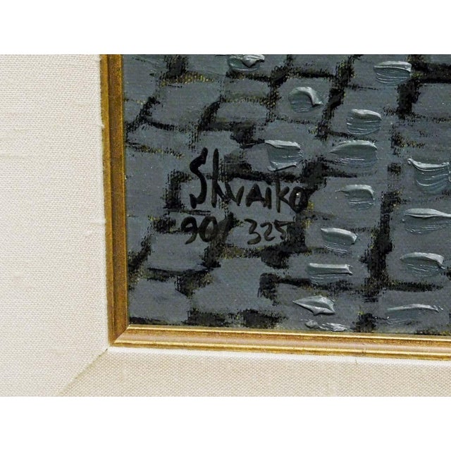 1990s Viktor Shvaiko "Salon De The" Hand Signed With Custom Frame#90/325 For Sale - Image 5 of 7