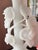 Alabaster Vintage White Carved Alabaster Lamps - a Pair For Sale - Image 8 of 12