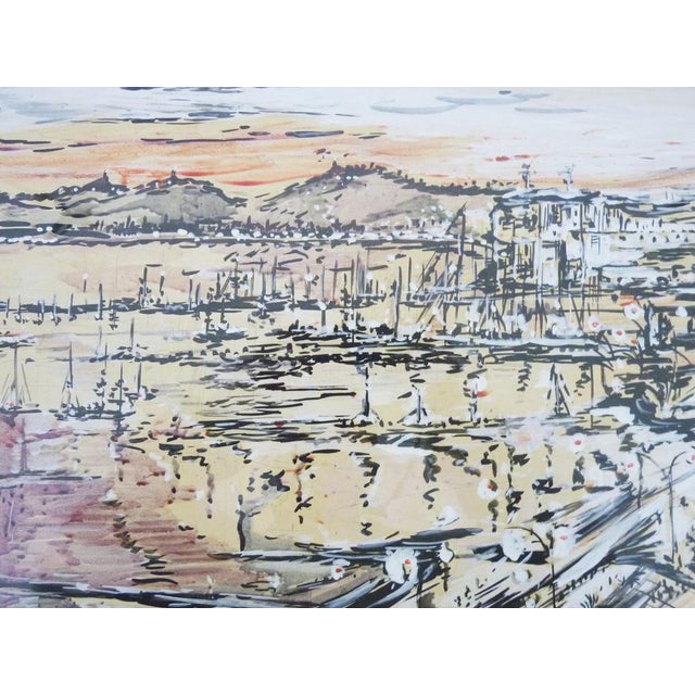 La Cabane, Sea View, 1970s, Mixed Media on Panel For Sale - Image 3 of 8