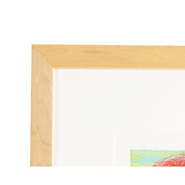 Late 20th Century Abstract Intaglio Print by Shoichi Hasegawa For Sale - Image 5 of 7