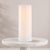 Kenneth Ludwig Chicago LED FIA Flame Designer Candle withWhite Hue 7.5"H For Sale - Image 4 of 4