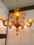Contemporary Translucent Orange Murano Glass Chandelier For Sale - Image 4 of 6