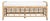 Luna Bench - Natural For Sale