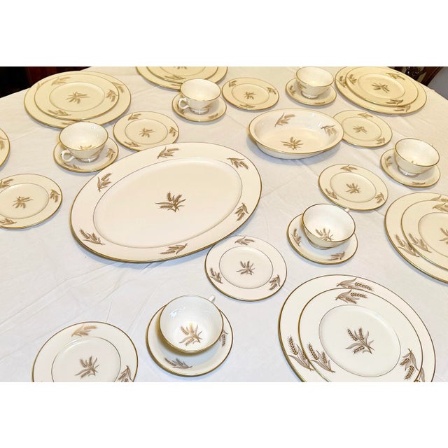 1970s 1970s Lenox Harvest China Dinnerware Set- 42 Pieces For Sale - Image 5 of 11