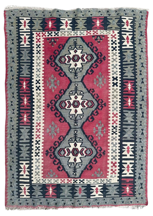 Turkish Anatolian Kilim, 1970s