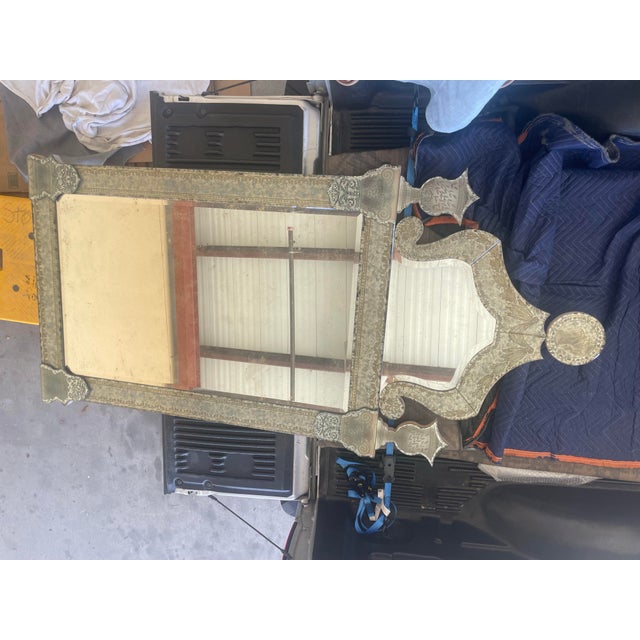 19th Century Baroque Restoration Hardware Ravenna Mirror. Architectural in inspiration and romantic in design, Restoration...