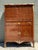 French Vintage Inlay Secretaire With Stone Top For Sale - Image 3 of 13
