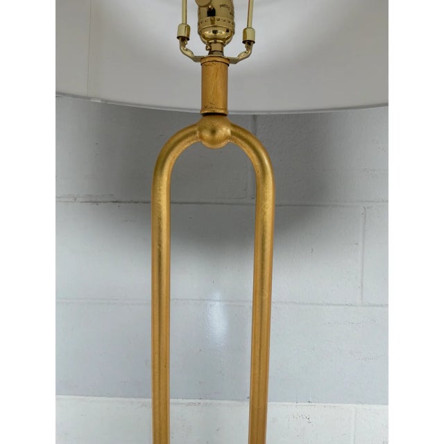 2020s Currey & Co. Glossary Floor Lamp / Gold For Sale - Image 5 of 6