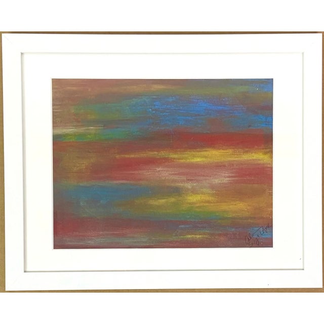 Wood Original Abstract Acrylic Painting by Suga Lane From Soothing Trio Collection For Sale - Image 7 of 12