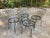 Francois Carre Distressed Petite Garden Chairs - Set of 4 For Sale - Image 10 of 12