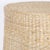 Pair of Round Wicker Drapery Ghost Tables or Stands For Sale In West Palm - Image 6 of 9